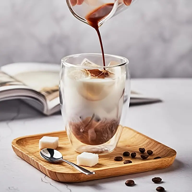 Tazas de Café de Vidrio de Doble Pared para un Café Perfecto