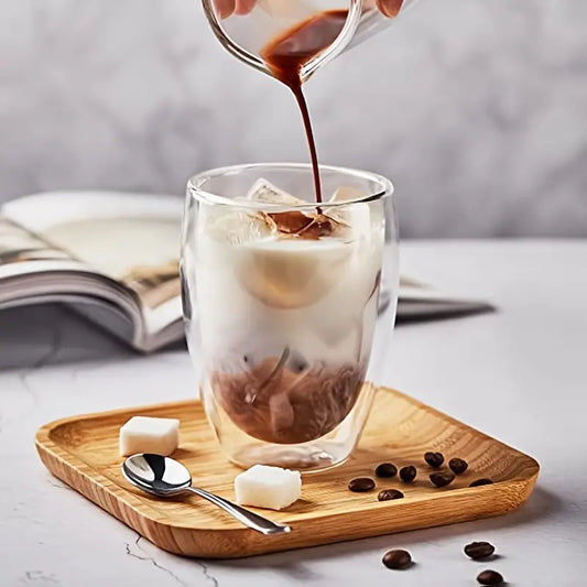 Tazas de Café de Vidrio de Doble Pared para un Café Perfecto