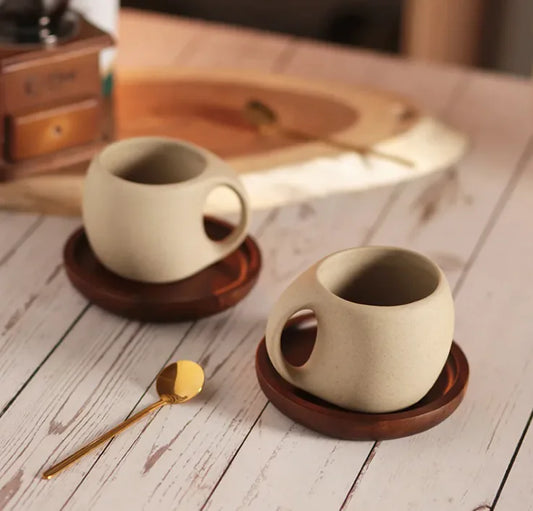 Juego de Café Retro Japonés Creativo